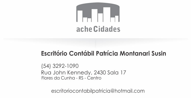 Informaes de Contato - Escritrio Contbil Patrcia Montanari Susin